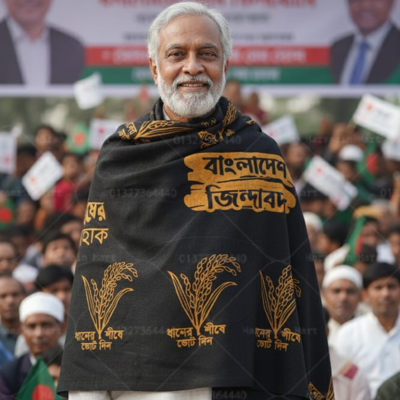 বি এন পি - ধানের শীষের কালো শাল